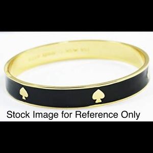 Black Kate Spade “Ace of Spades” Bangle Bracelet